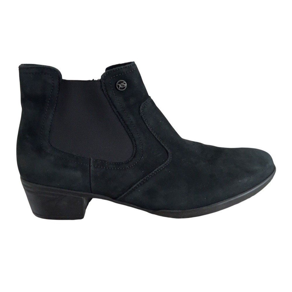 Women's Hartjes Black Ankle Boots Comfort Side Zip | SZ: 6 - Picture 5 of 9